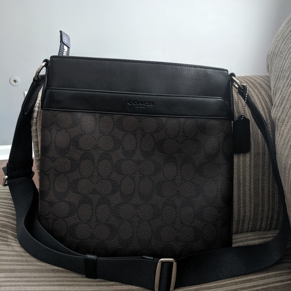 Coach Handbags - Like new Coach Crossbody Charles Leather-authentic